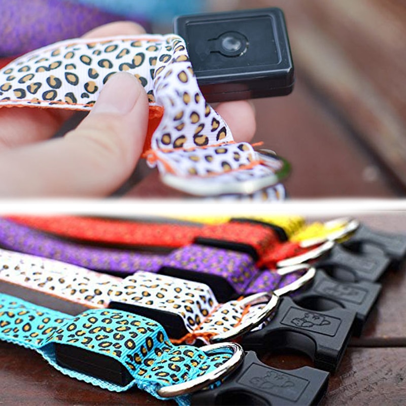 Leopard Style LED Dog Collar
