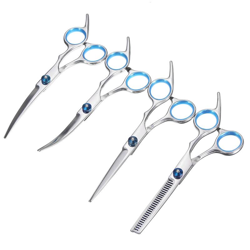 Straight / Curved Pet Grooming Scissors Set