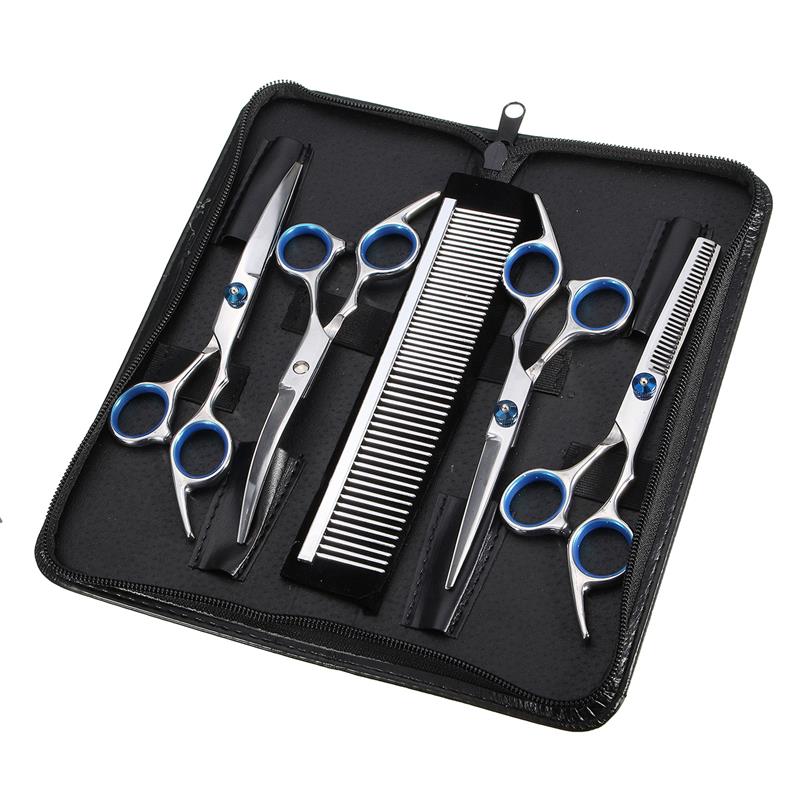 Straight / Curved Pet Grooming Scissors Set