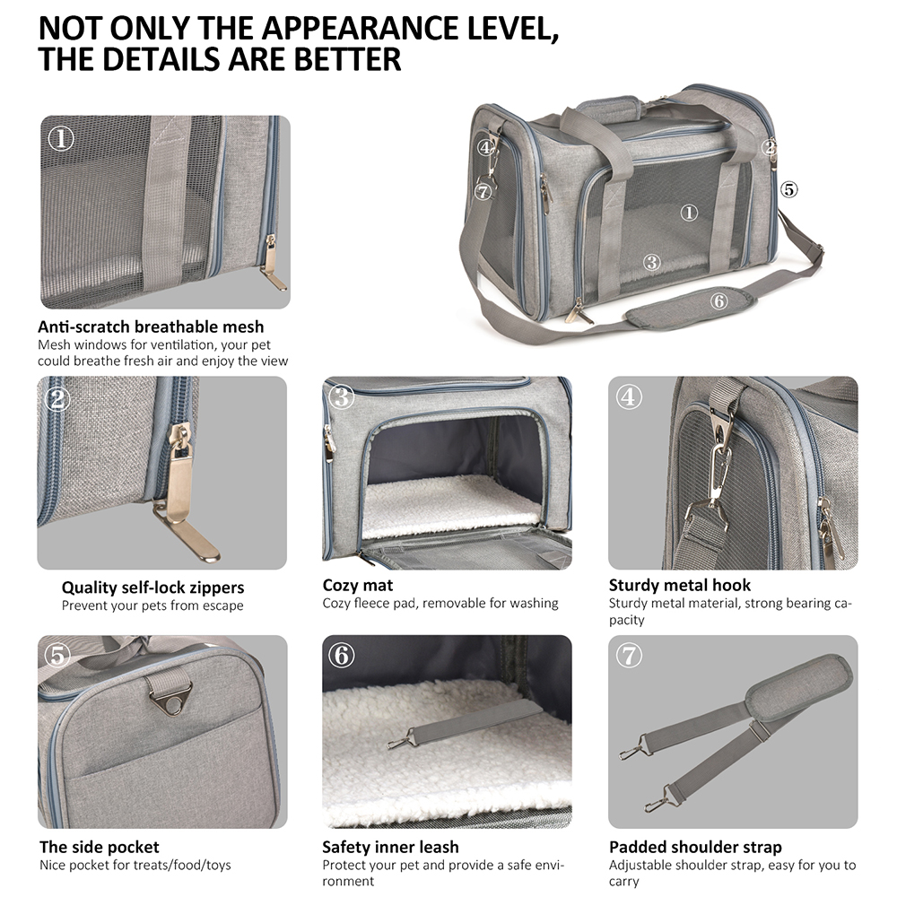 Waterproof Soft-Sided Pet Carrier