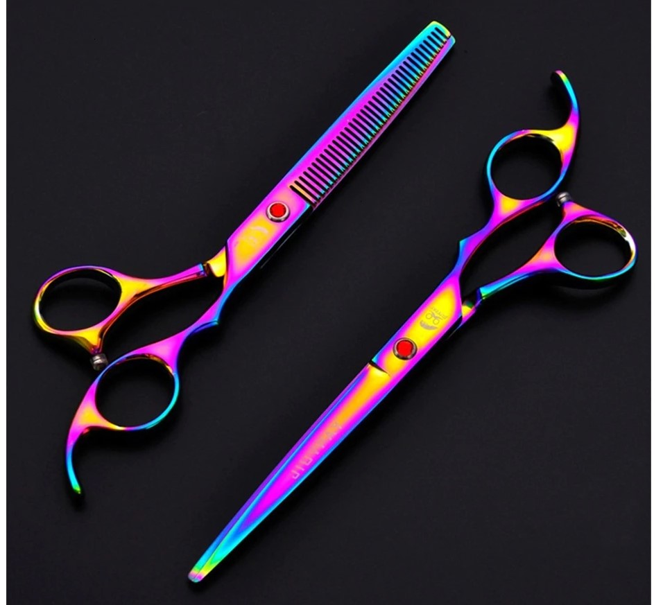 Stainless Steel Dog's Grooming Scissor 5 Pcs Set