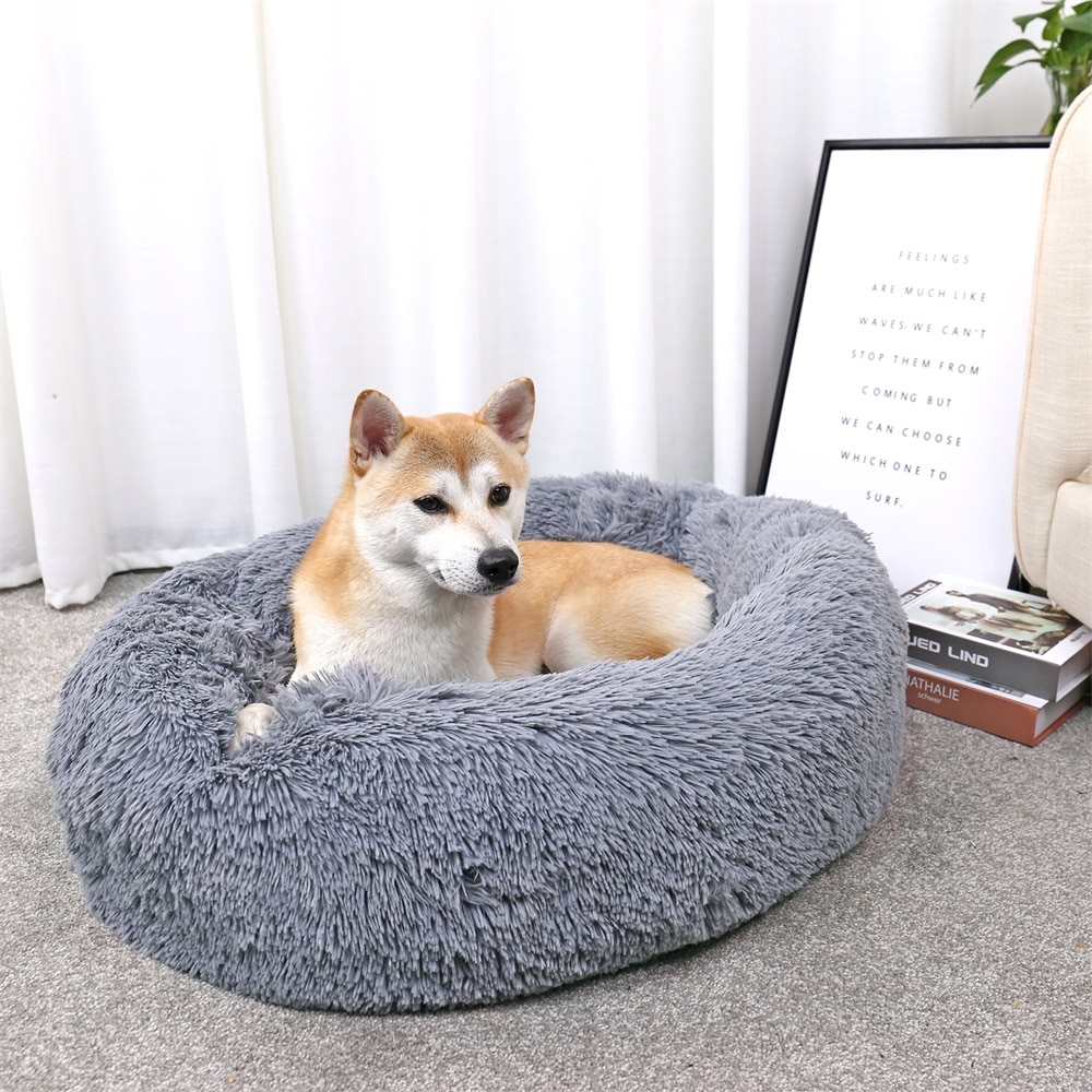 Luxury Super Warm Breathable Dog Round Beds