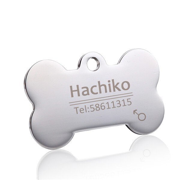 Personalized Stainless Steel Dog ID Tag