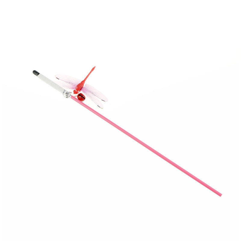 Cat Dragonfly Teaser Toy with Bell
