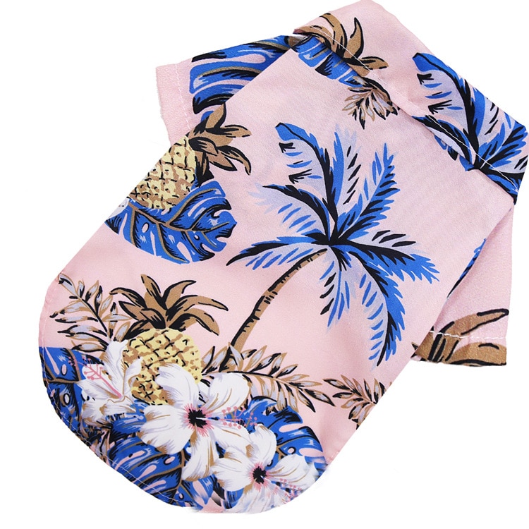 Hawaiian Style Summer Cat Shirt