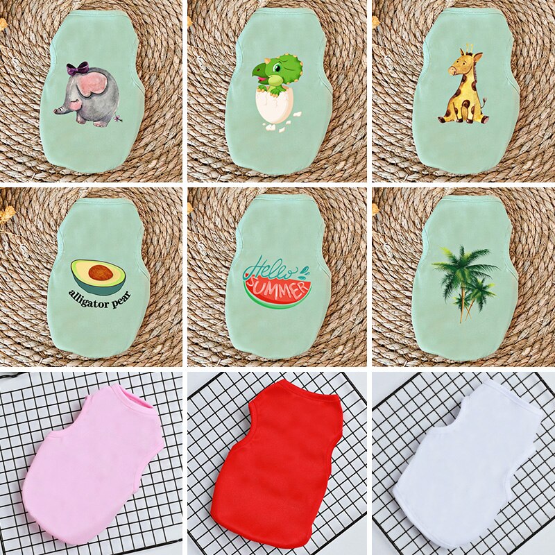 Printed Summer Cat T-Shirt