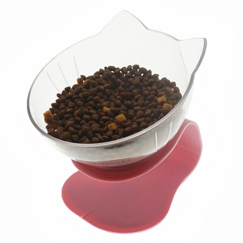 Anti-Slip Tilted Cat Bowl