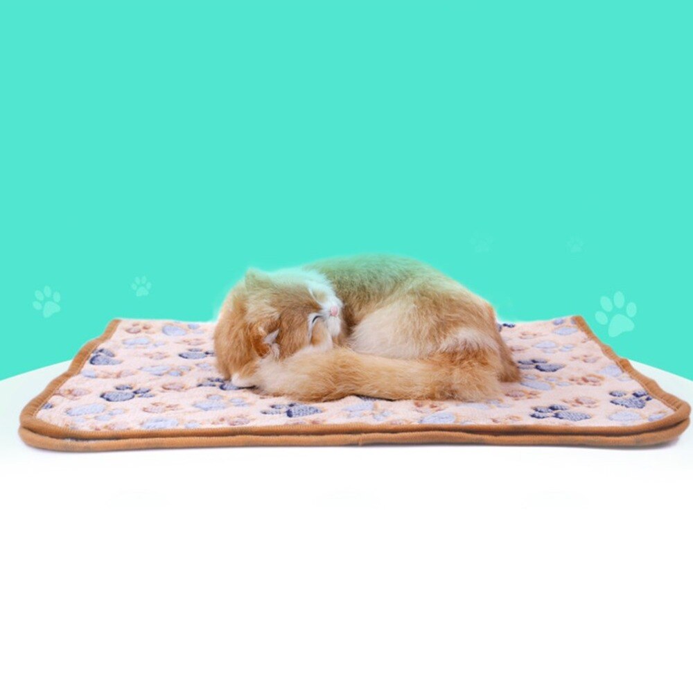 Thicken Pet Blanket with Paw Pattern