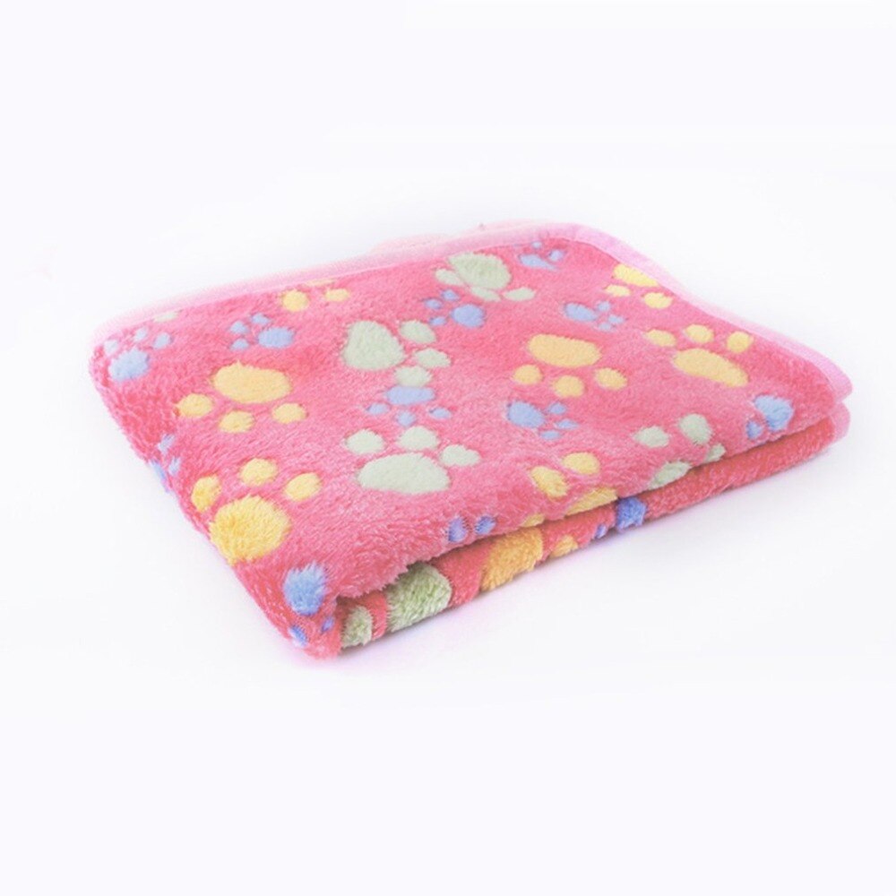 Thicken Pet Blanket with Paw Pattern