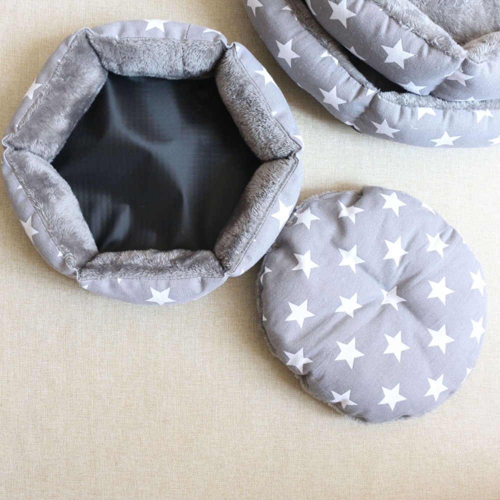 Soft Round Shaped Multilayered Sleeping Bed for Pets