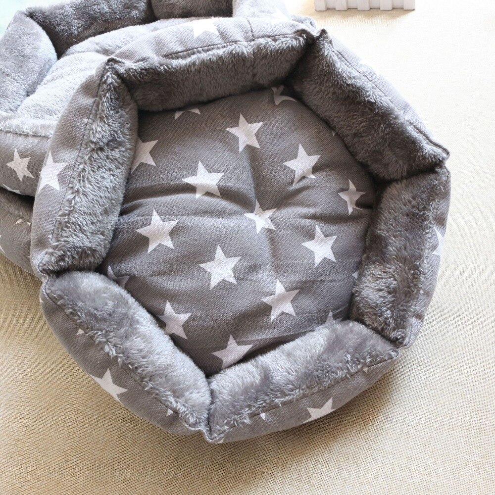 Soft Round Shaped Multilayered Sleeping Bed for Pets
