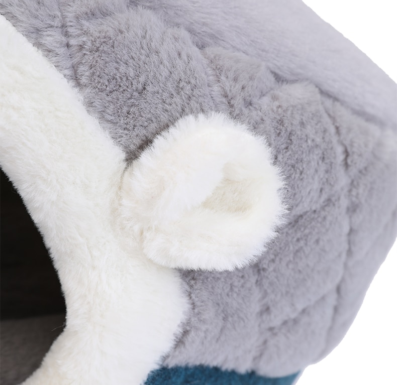 Cats Soft Plush Kennel Bed