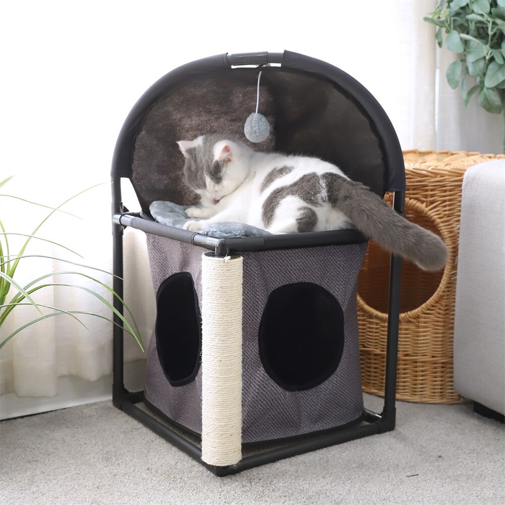 Two Layers Scratching House Toy for Cats
