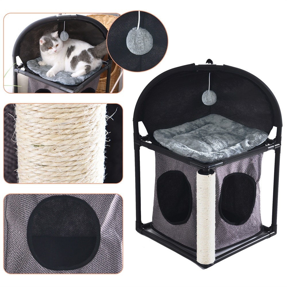 Two Layers Scratching House Toy for Cats