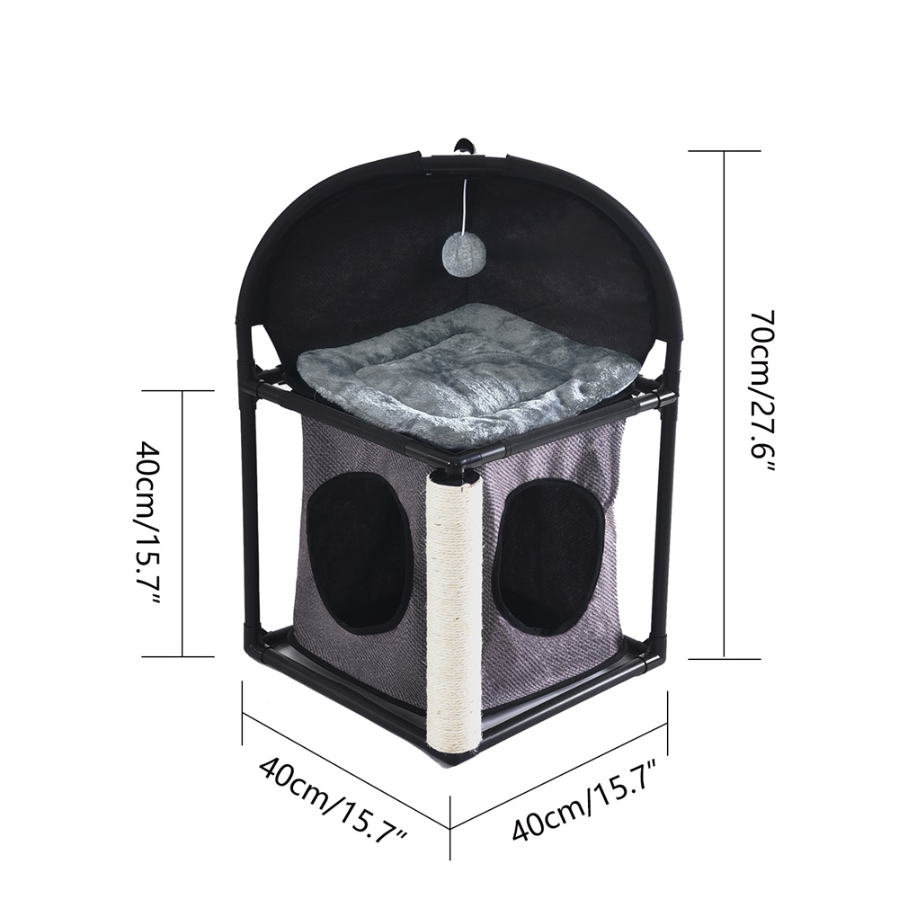 Two Layers Scratching House Toy for Cats