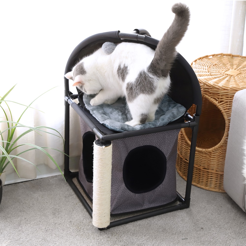 Two Layers Scratching House Toy for Cats