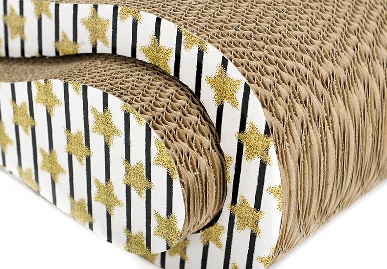 Corrugated Cardboard Cat Scratching Boards Pair