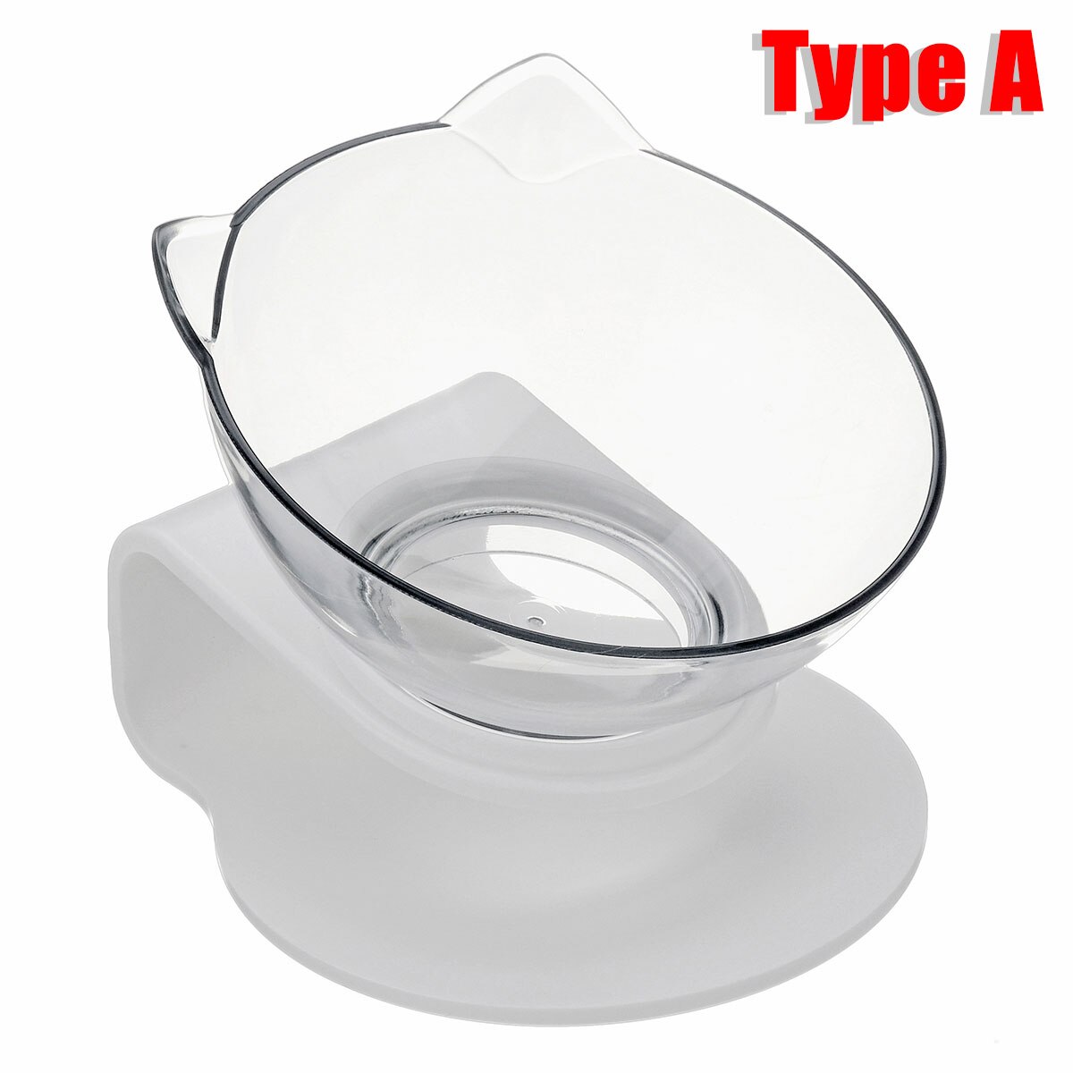 Cat Shaped Feeding Bowl with Holder