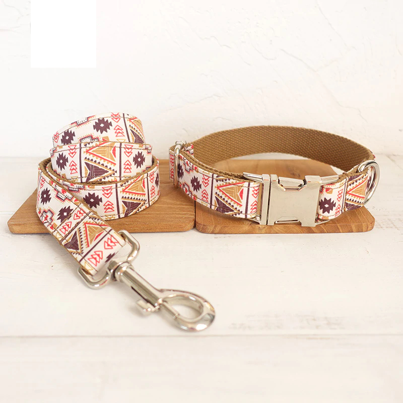 Ethnic Style Dog Collar and Leash Sets Ethnic Style Dog Collar and Leash Sets