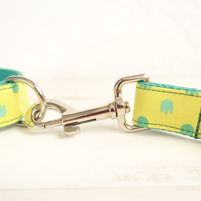 Yellow Dog Collar and Leash Set Yellow Dog Collar and Leash Set