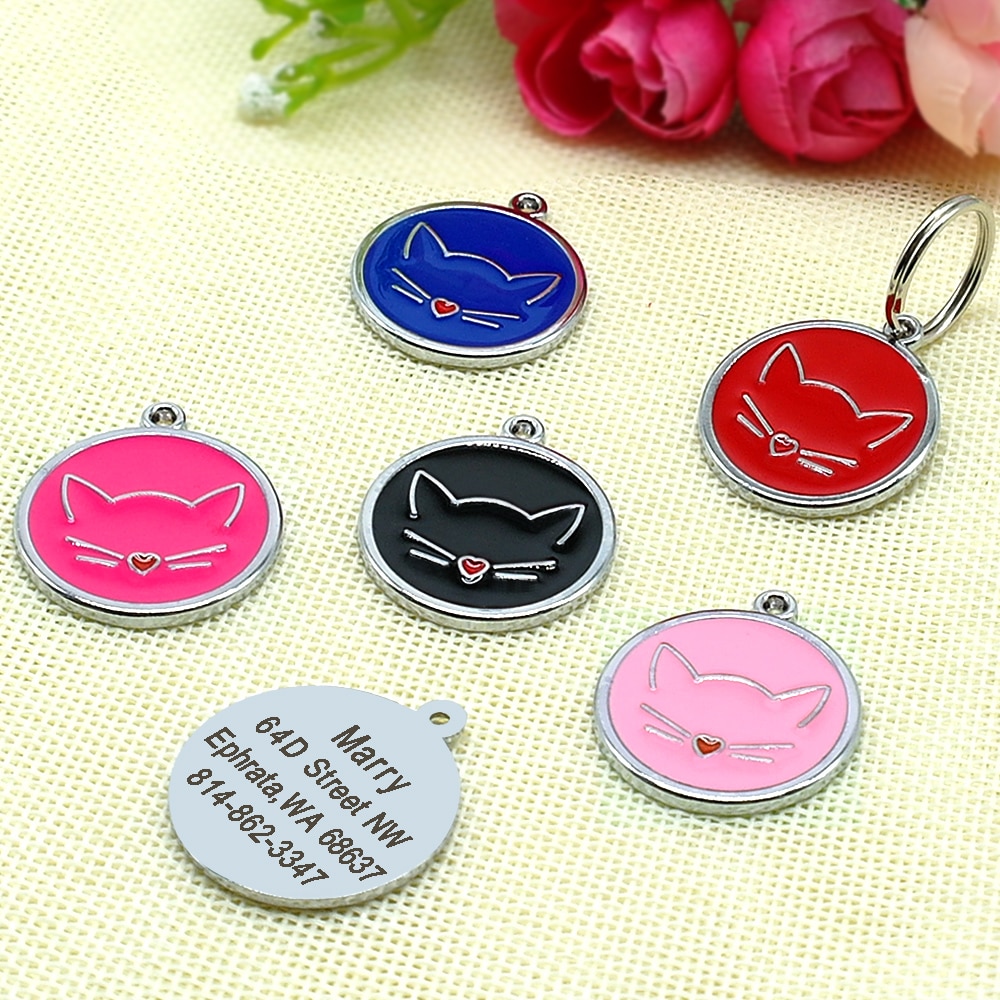 Cat's Crystal Personalized ID Tag