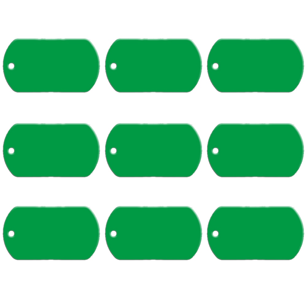 Customized Aluminum Military Pet ID Tags 20 pcs Set