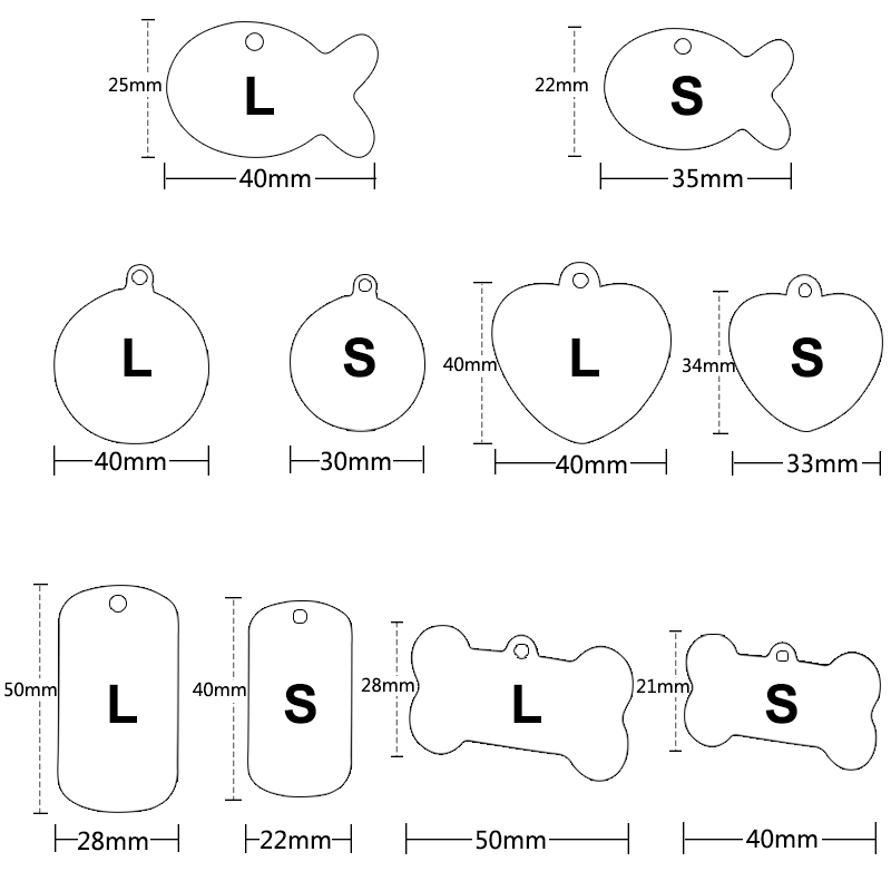 Customized Dog ID Tag