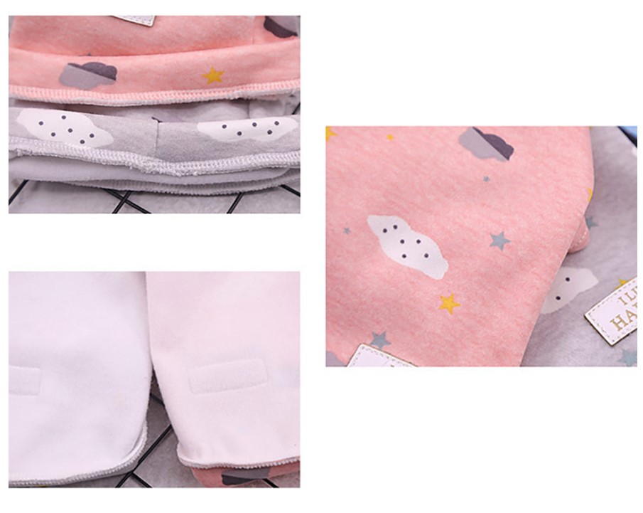 Cat's Stars and Clouds Print Sweatshirt