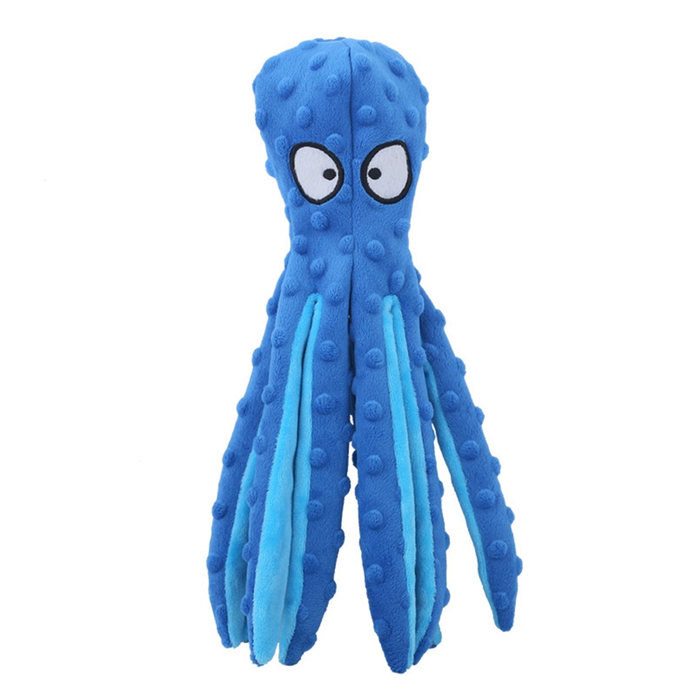 Squeaky Octopus Stuffed Dog Toy