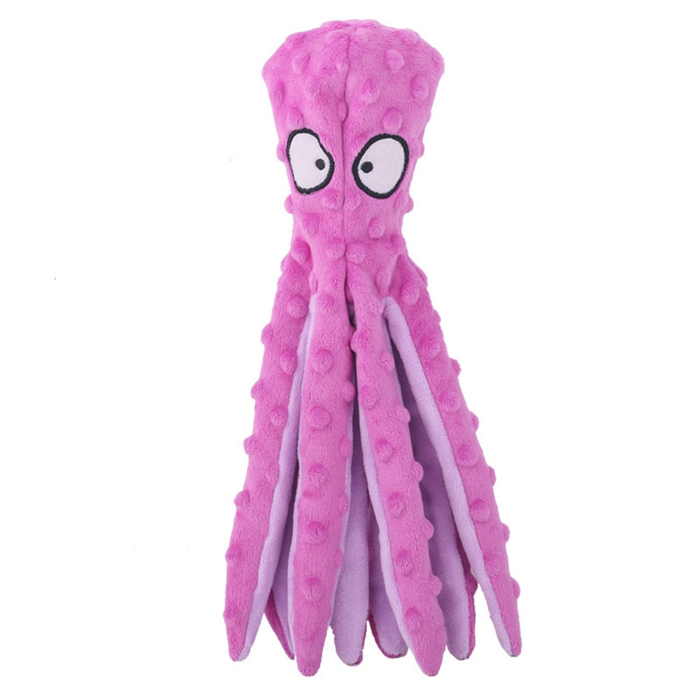 Squeaky Octopus Stuffed Dog Toy