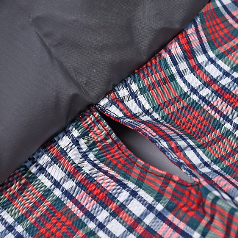 Reflective Plaid Dog Raincoat