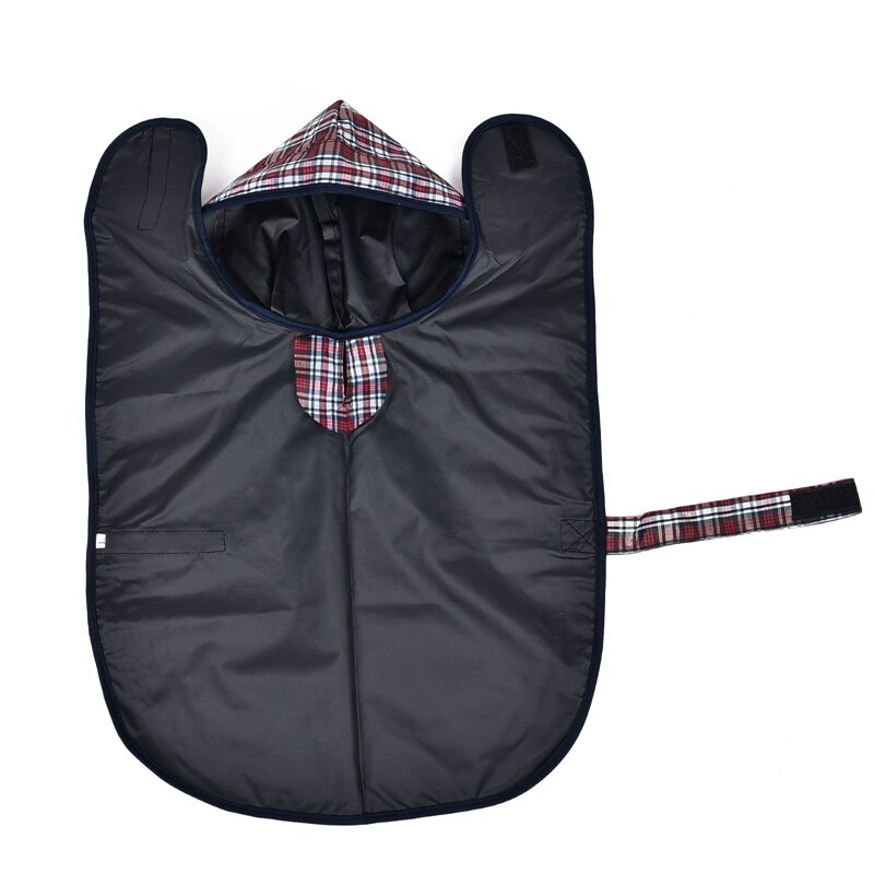 Reflective Plaid Dog Raincoat